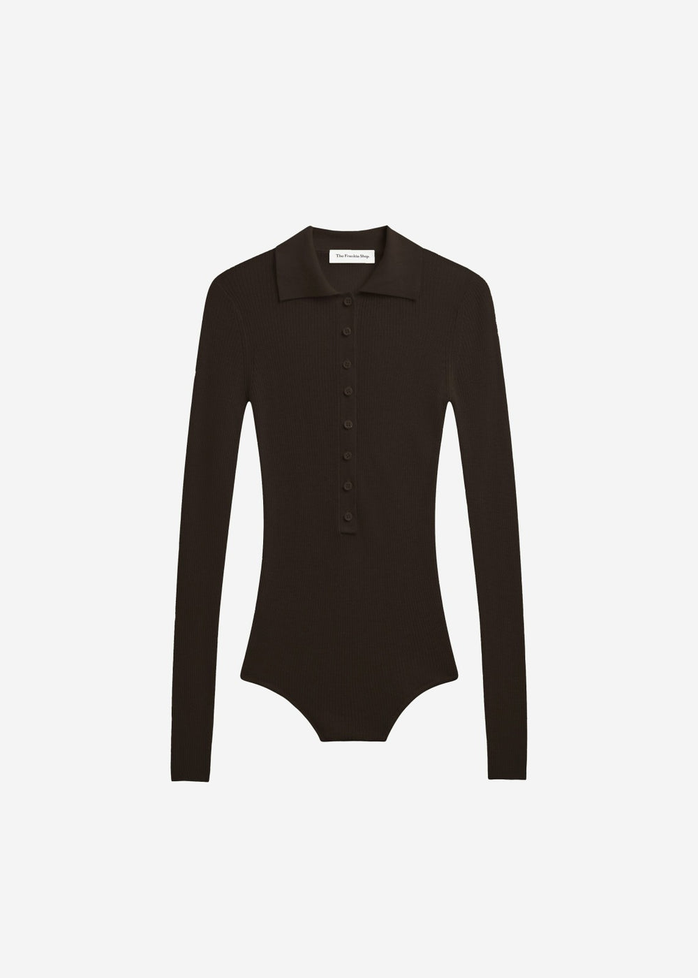 Solana Polo Bodysuit - Brown