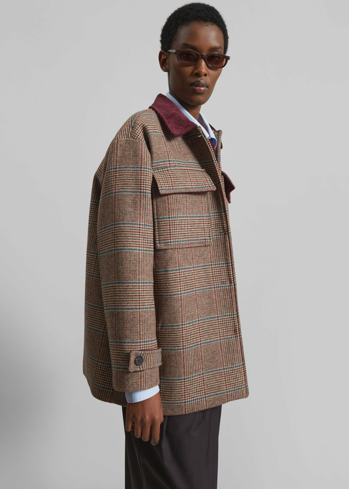 Selworth Plaid Wool Jacket - Multicolor