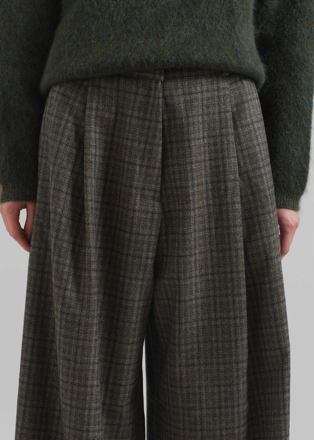 Novers Plaid Trousers - Multicolor
