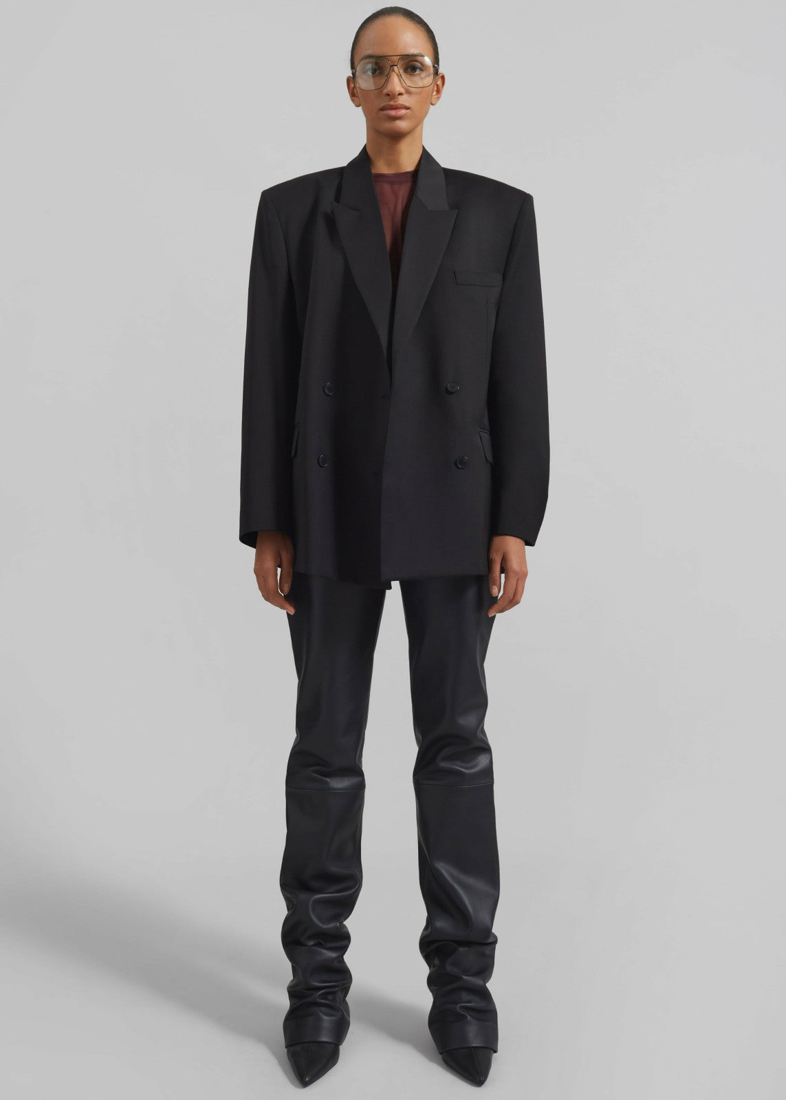 Wiveton Double Breasted Blazer - Black