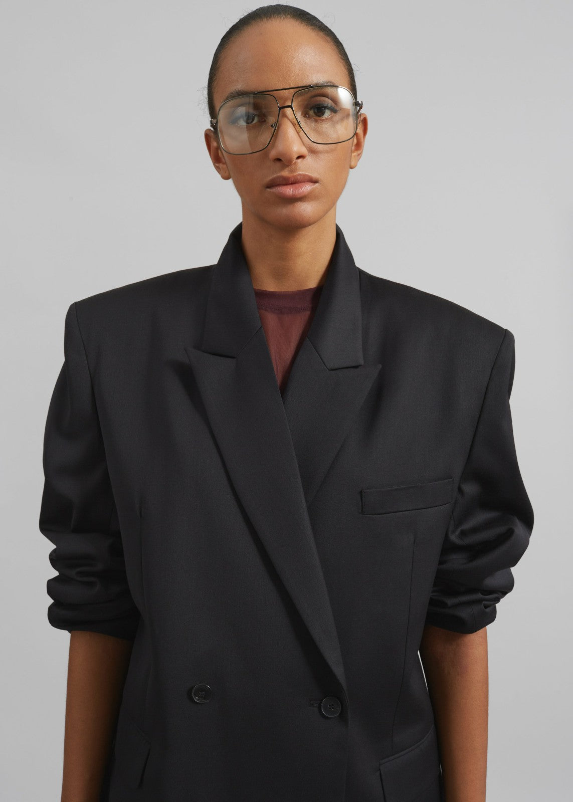 Wiveton Double Breasted Blazer - Black