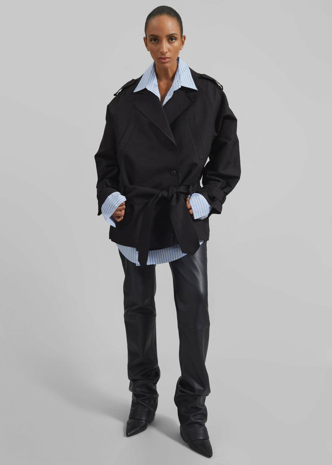 Emsbury Short Trench - Black