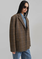 Arundel Plaid Wool Blazer - Multicolor