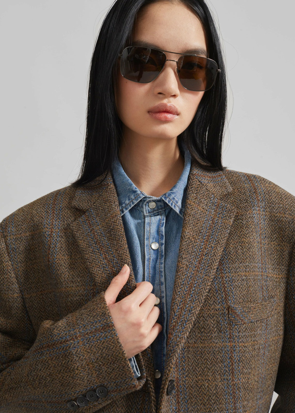 Arundel Plaid Wool Blazer - Multicolor