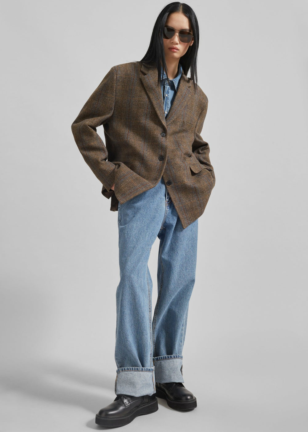 Arundel Plaid Wool Blazer - Multicolor