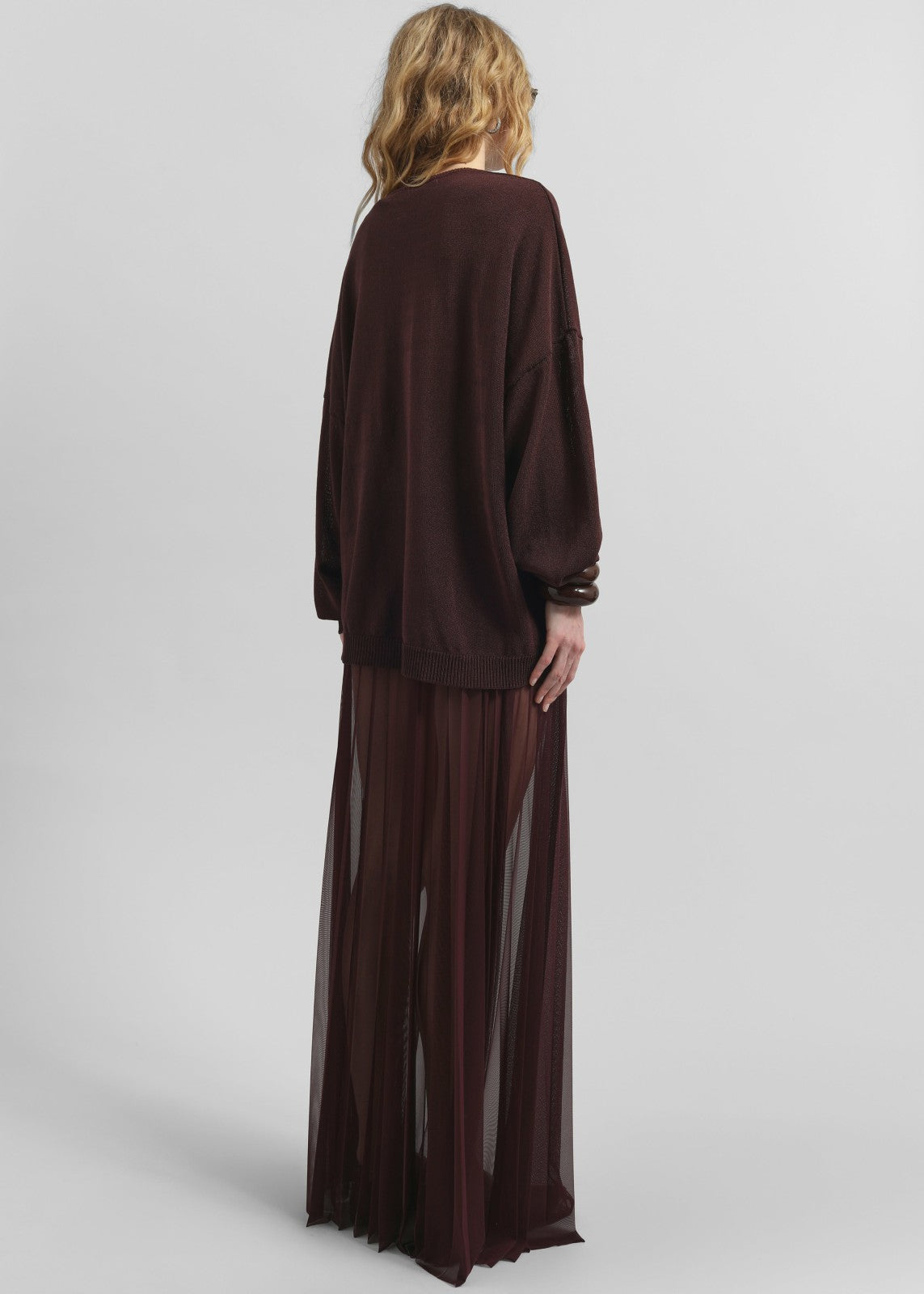 Basel Crew Neck Sweater - Burgundy