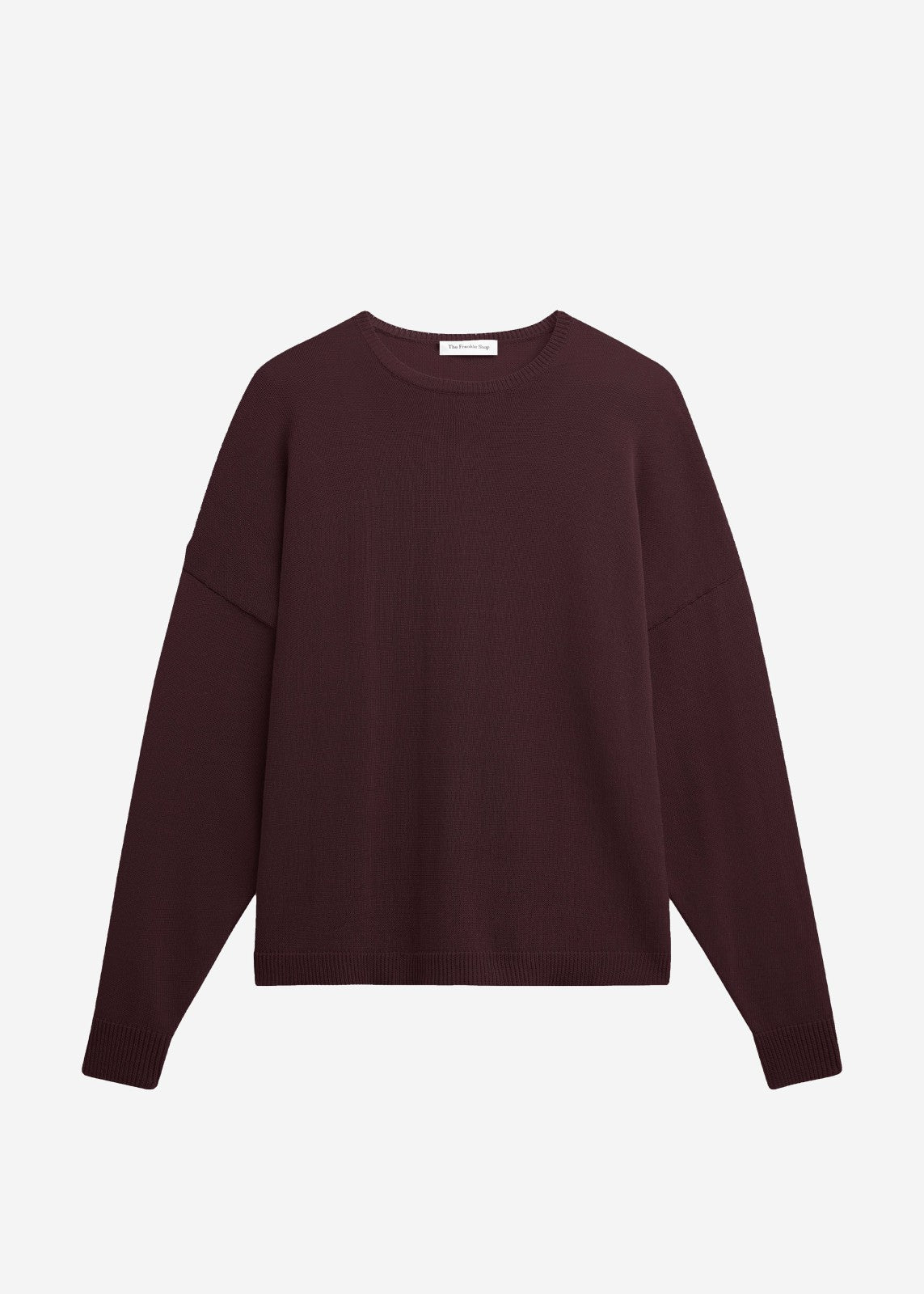 Basel Crew Neck Sweater - Burgundy
