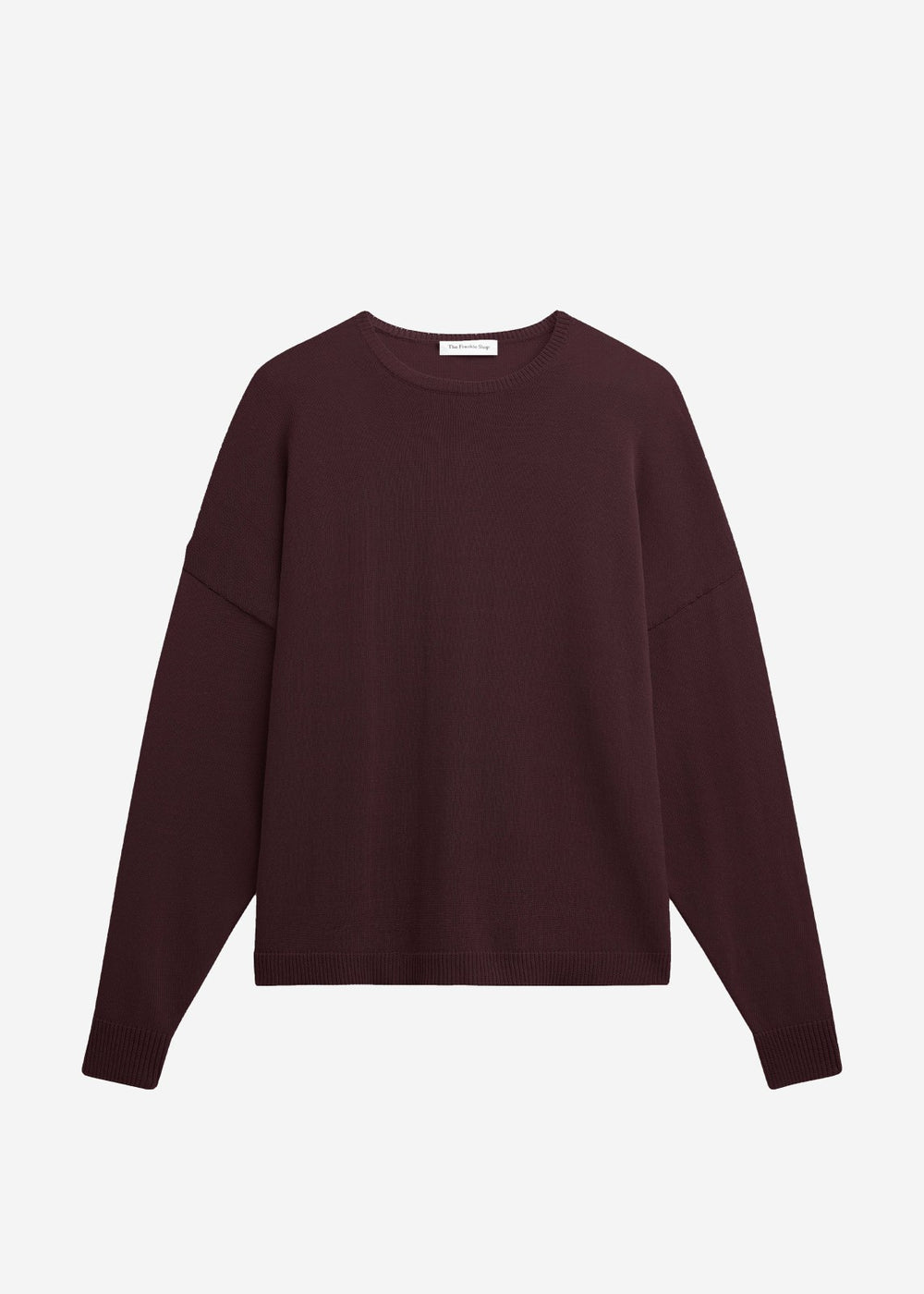Basel Crew Neck Sweater - Burgundy