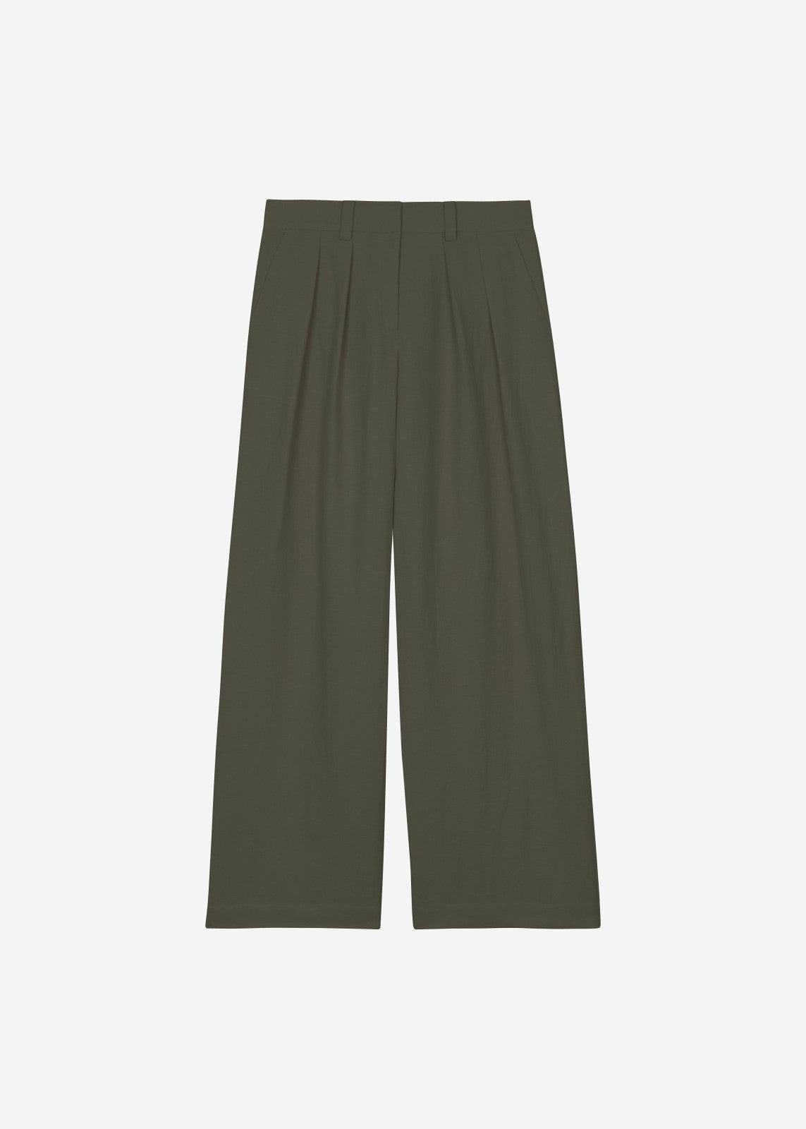 Daytona Pleated Trousers - Khaki
