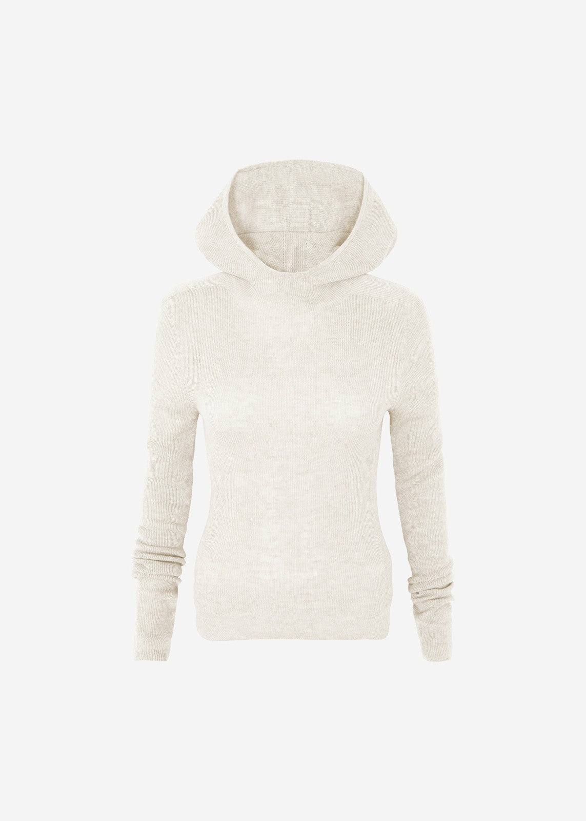 Danae Hooded Knit Top - Off White