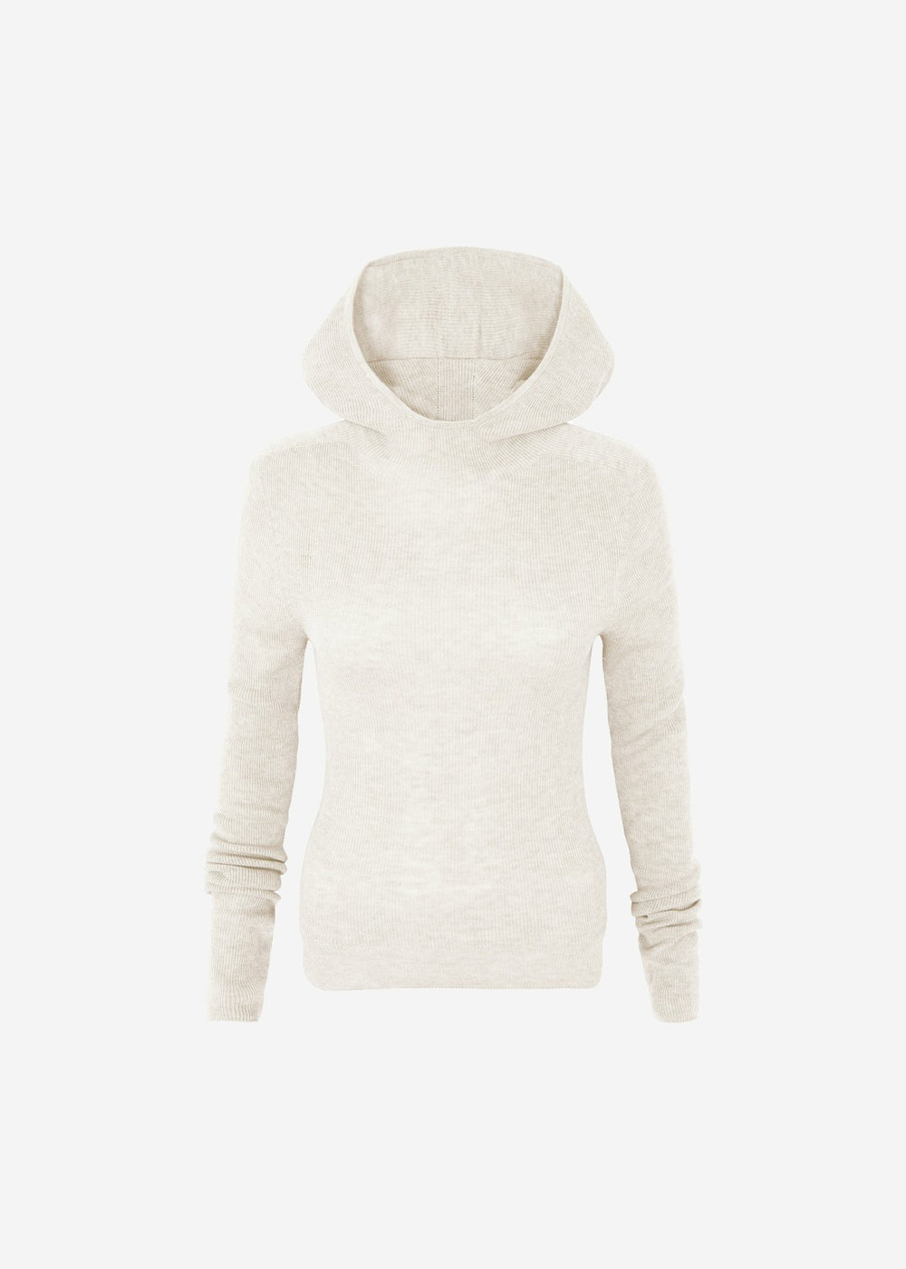 Danae Hooded Knit Top - Off White