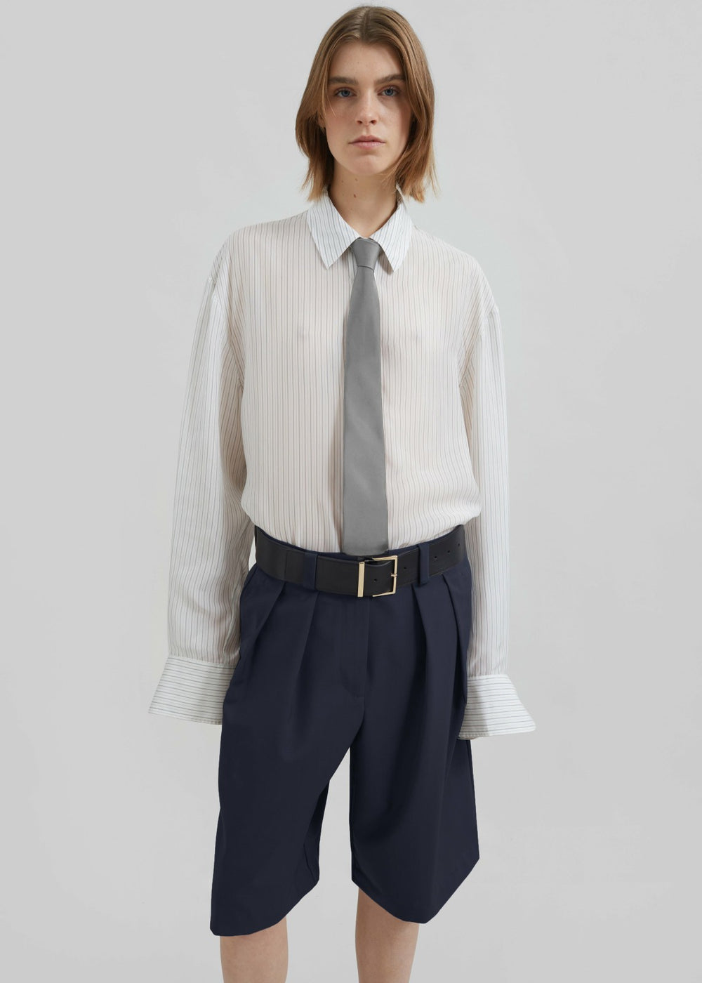 Lene Tie - Light Grey