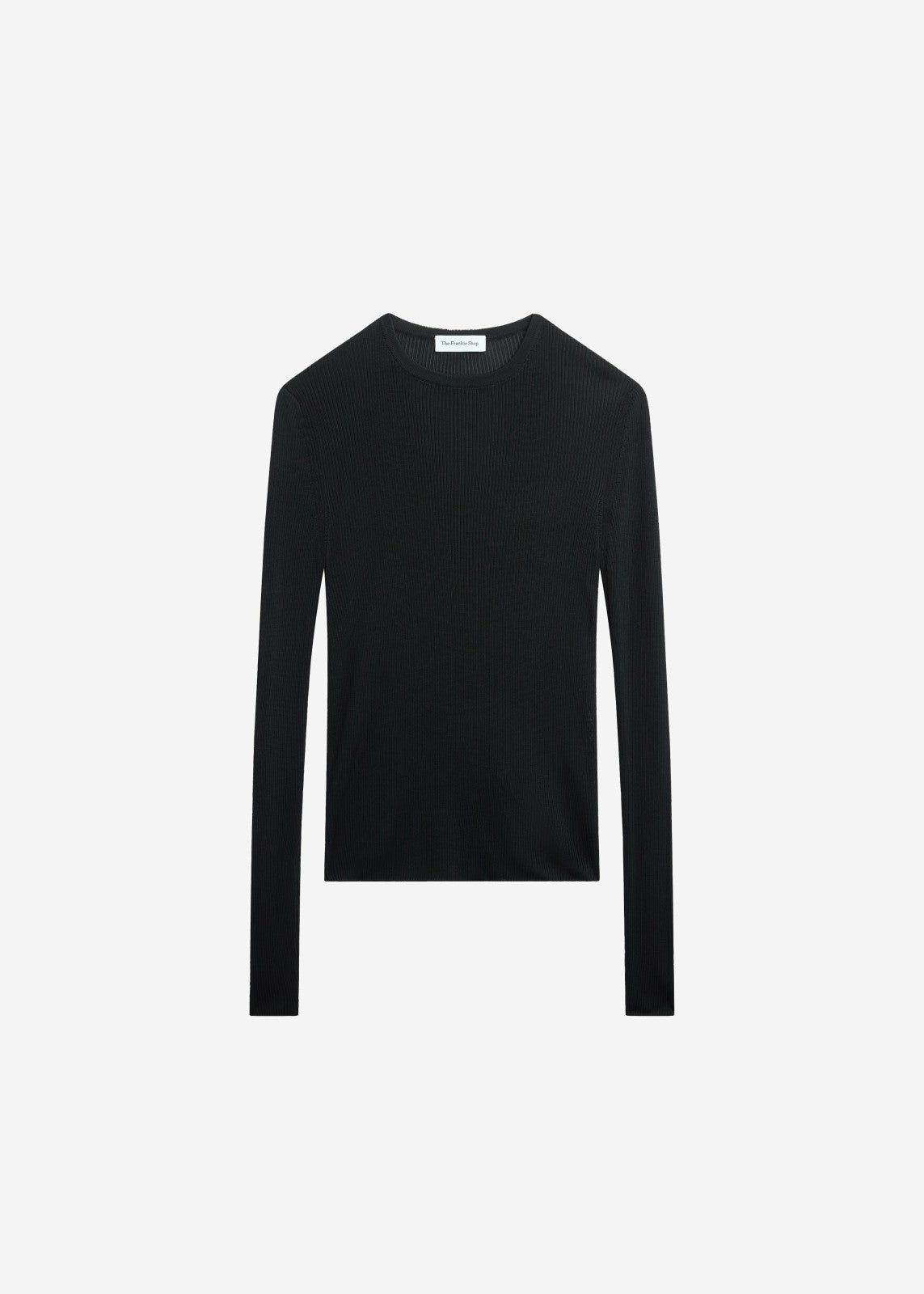 Kazel Thin Knit Top - Black