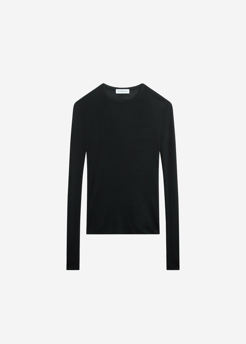 Kazel Thin Knit Top - Black