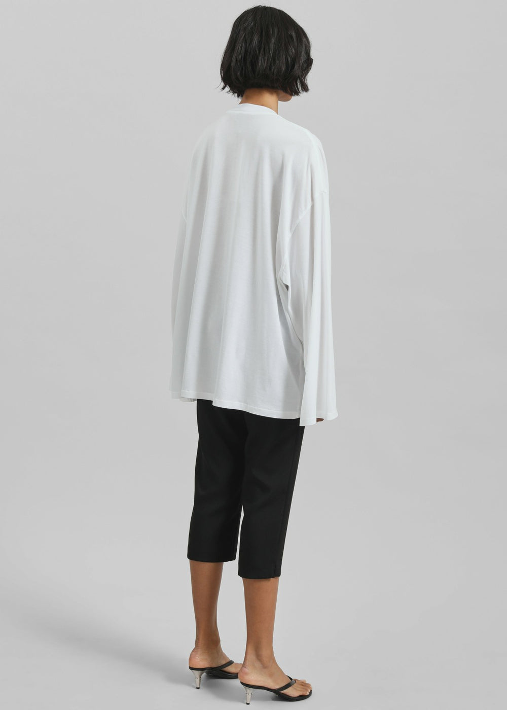 Rio Oversized Sleeve Tee - White