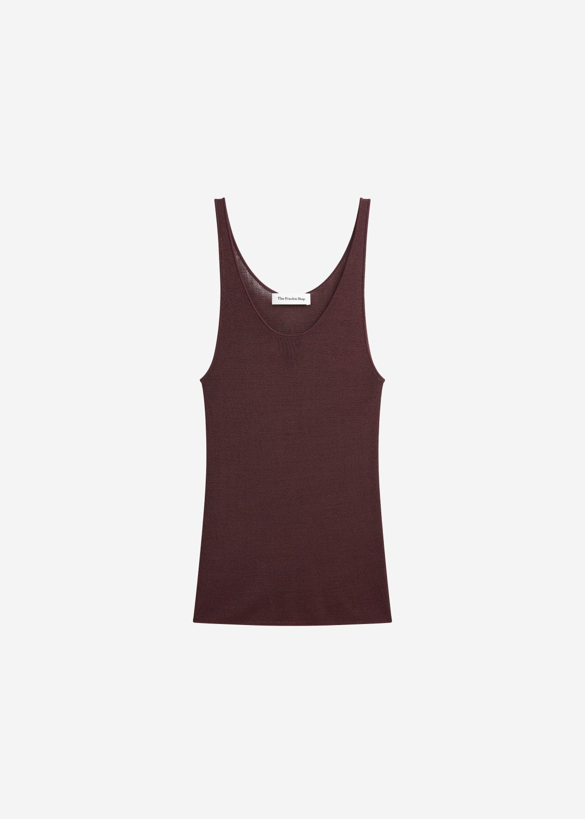 Rivo Knit Tank Top - Burgundy