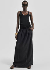Rivo Knit Tank Top - Black