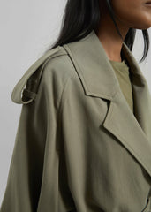 Simona Short Trench - Khaki