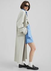 Tribeca Long Coat - Stone