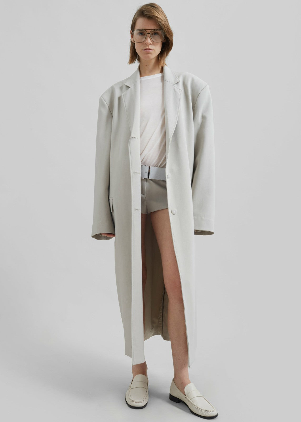Tribeca Long Coat - Stone