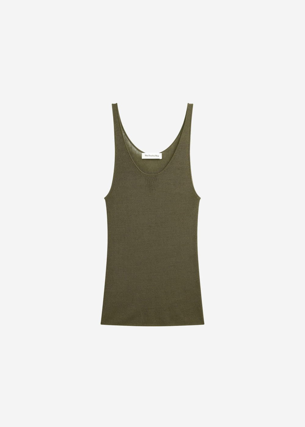 Rivo Knit Tank Top - Khaki