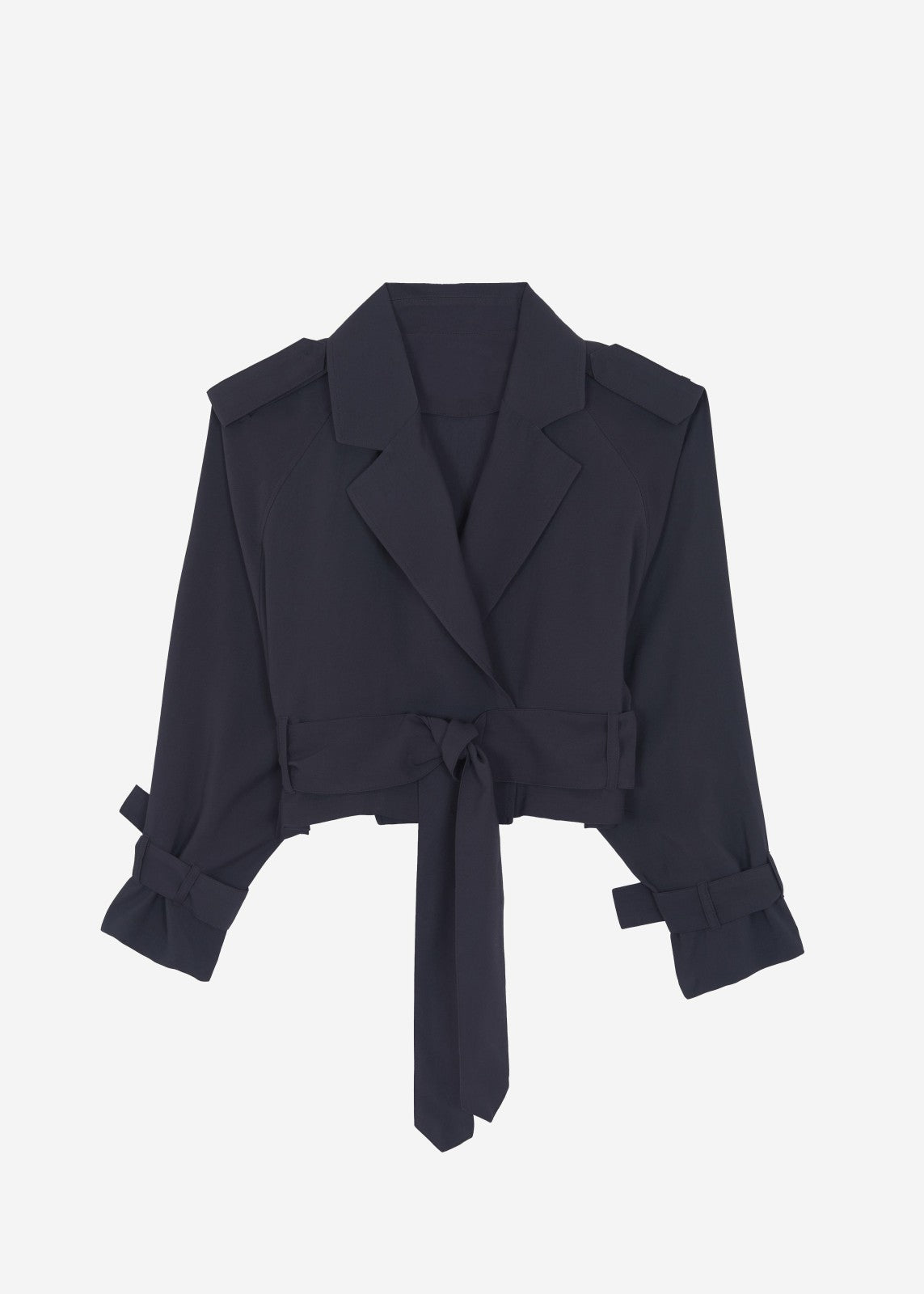 Simona Short Trench - Navy