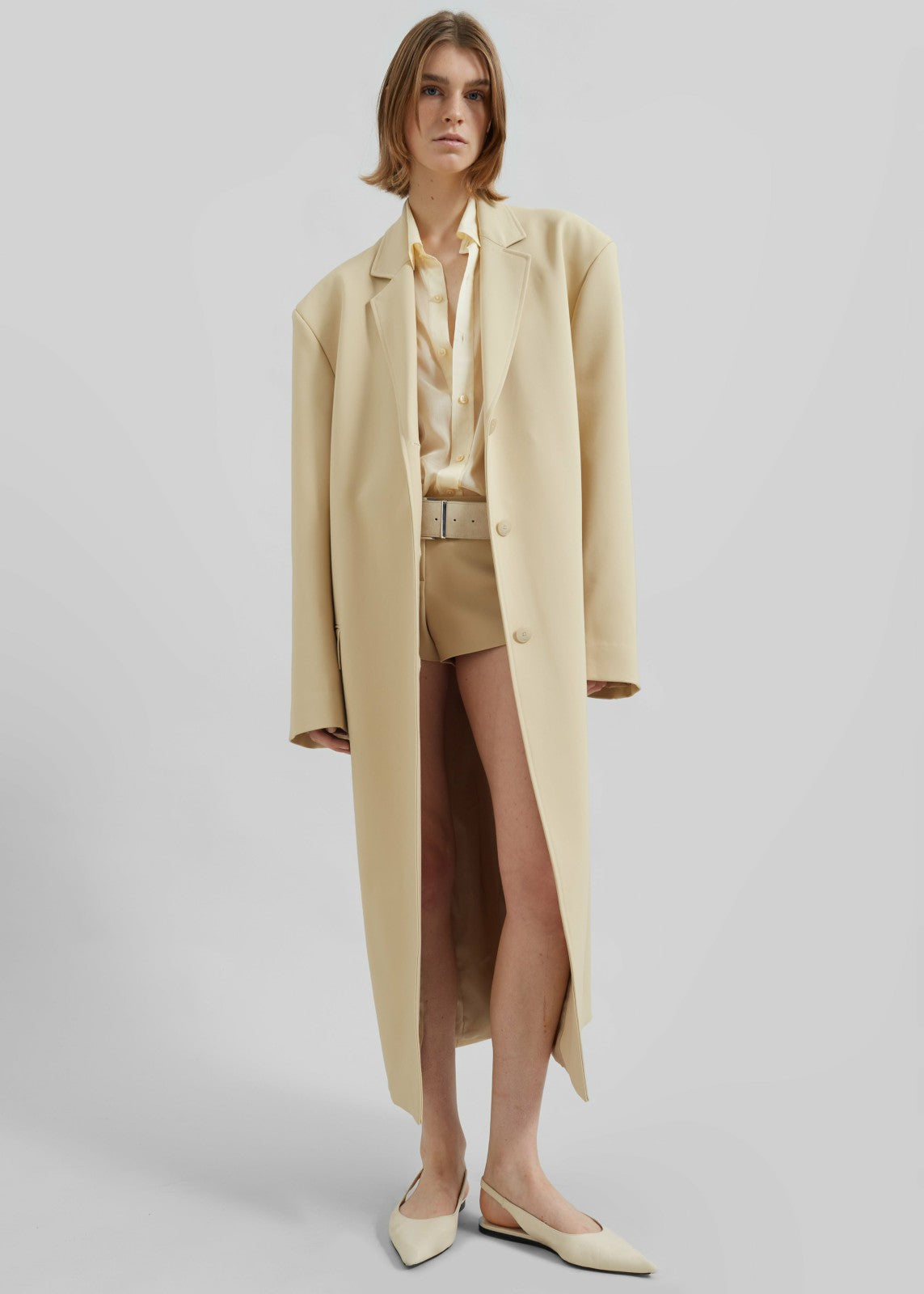 Tribeca Long Coat - Beige