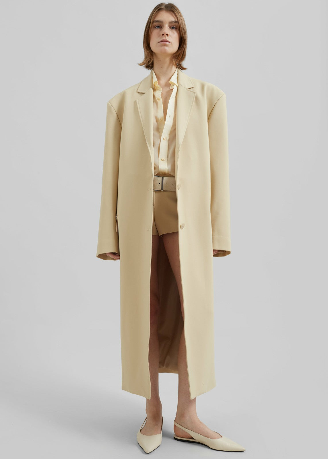Tribeca Long Coat - Beige