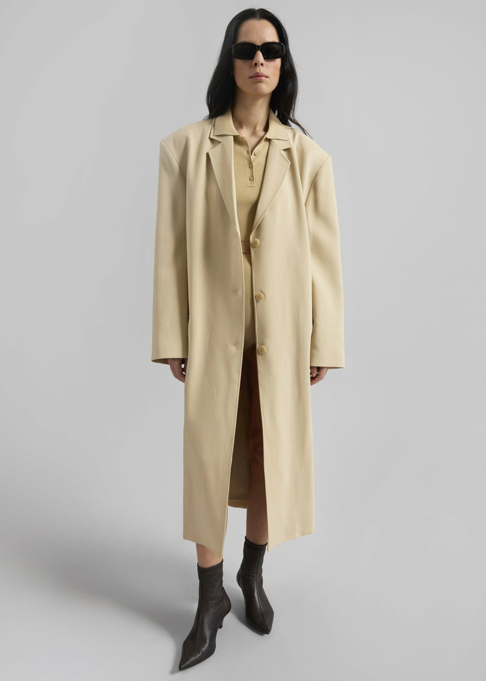 Tribeca Long Coat - Beige