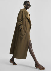 Veyron Trench Coat - Khaki