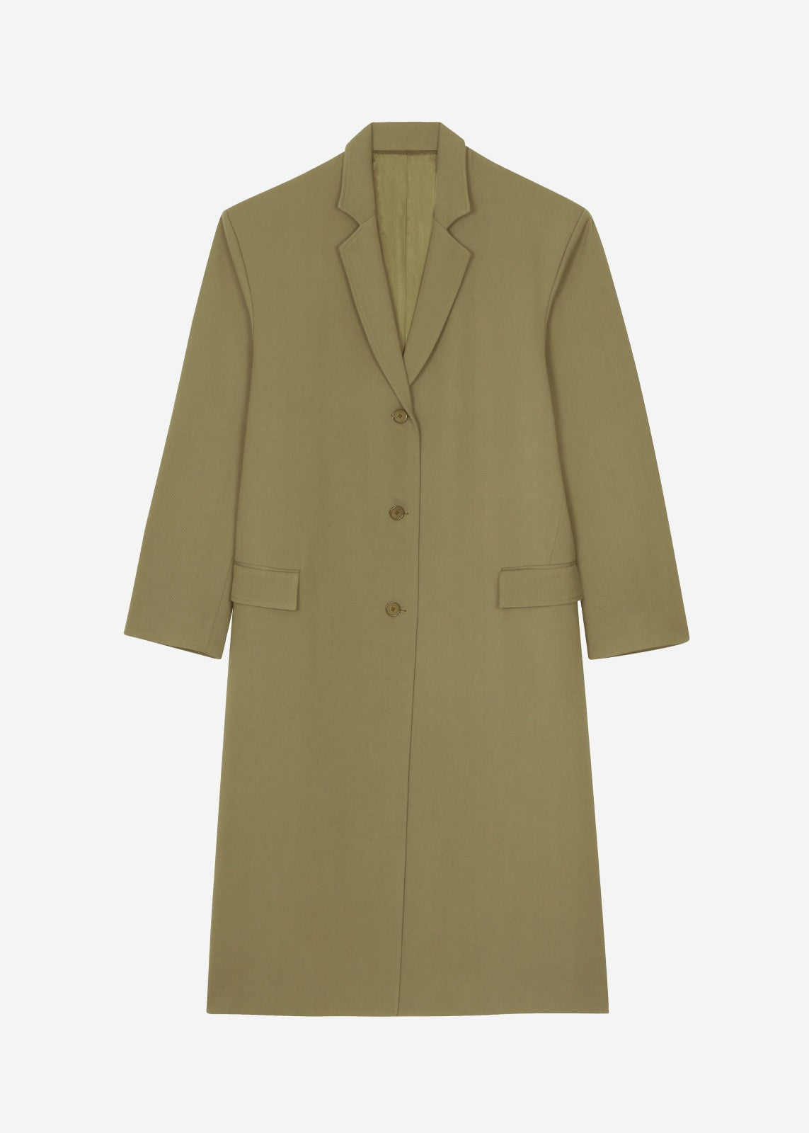 Tribeca Long Coat - Khaki
