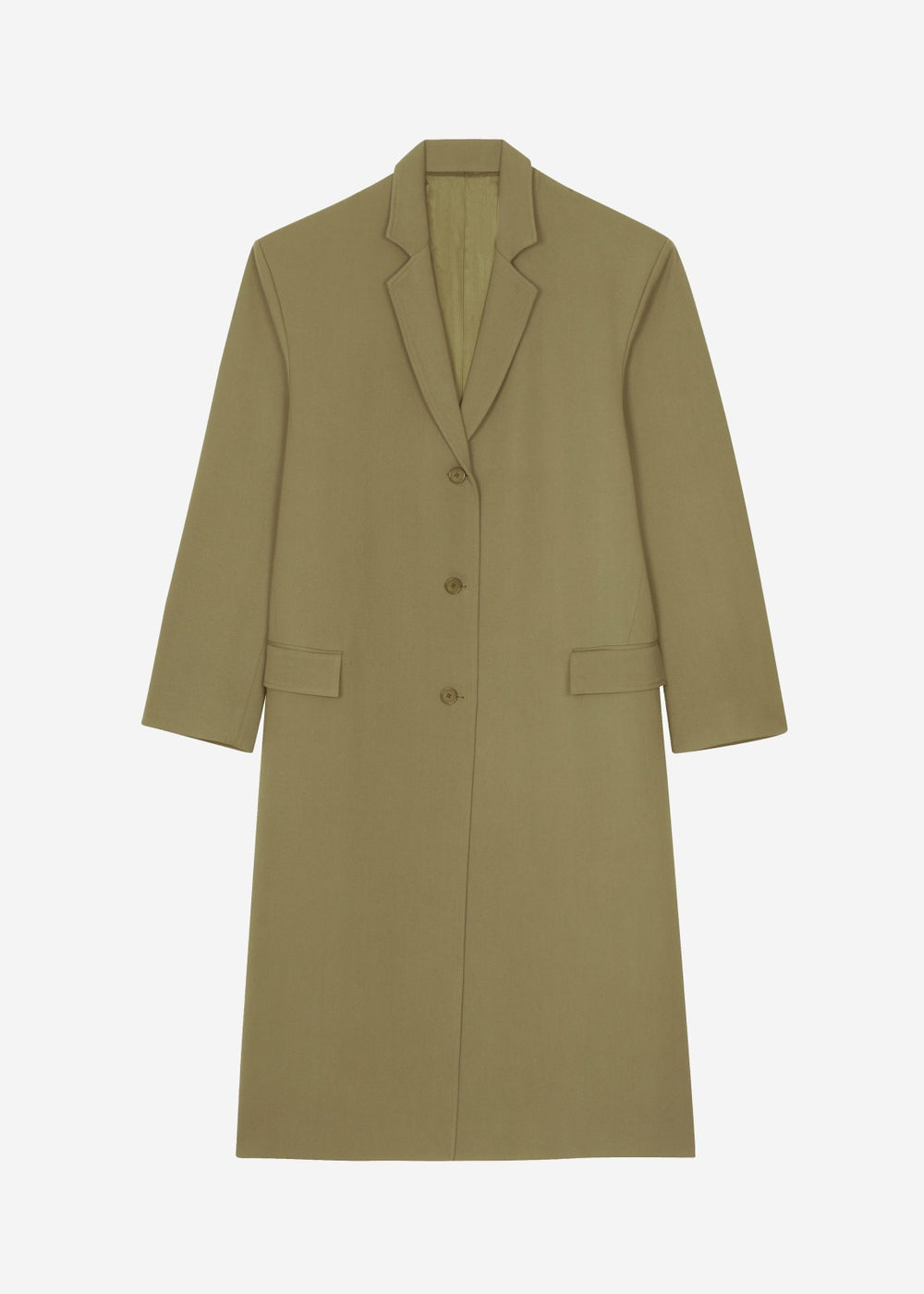 Tribeca Long Coat - Khaki