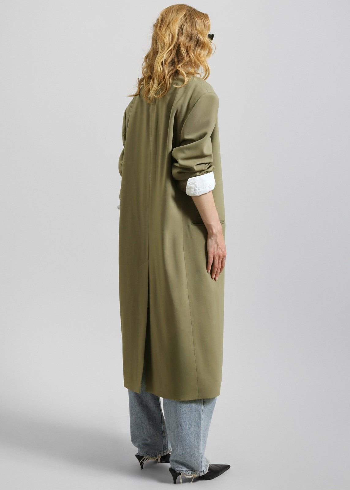 Tribeca Long Coat - Khaki