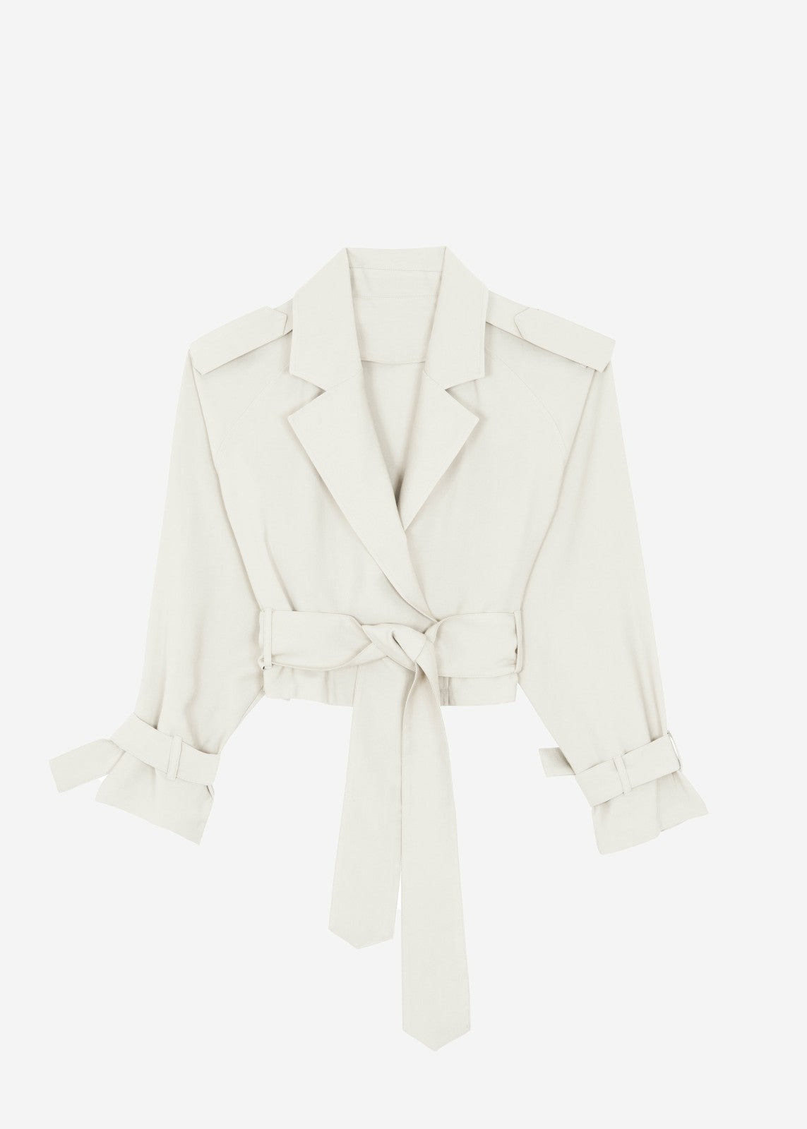 Simona Short Trench - Off White