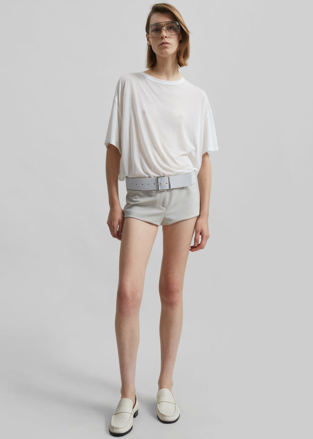 Selvan Sheer T-Shirt - White
