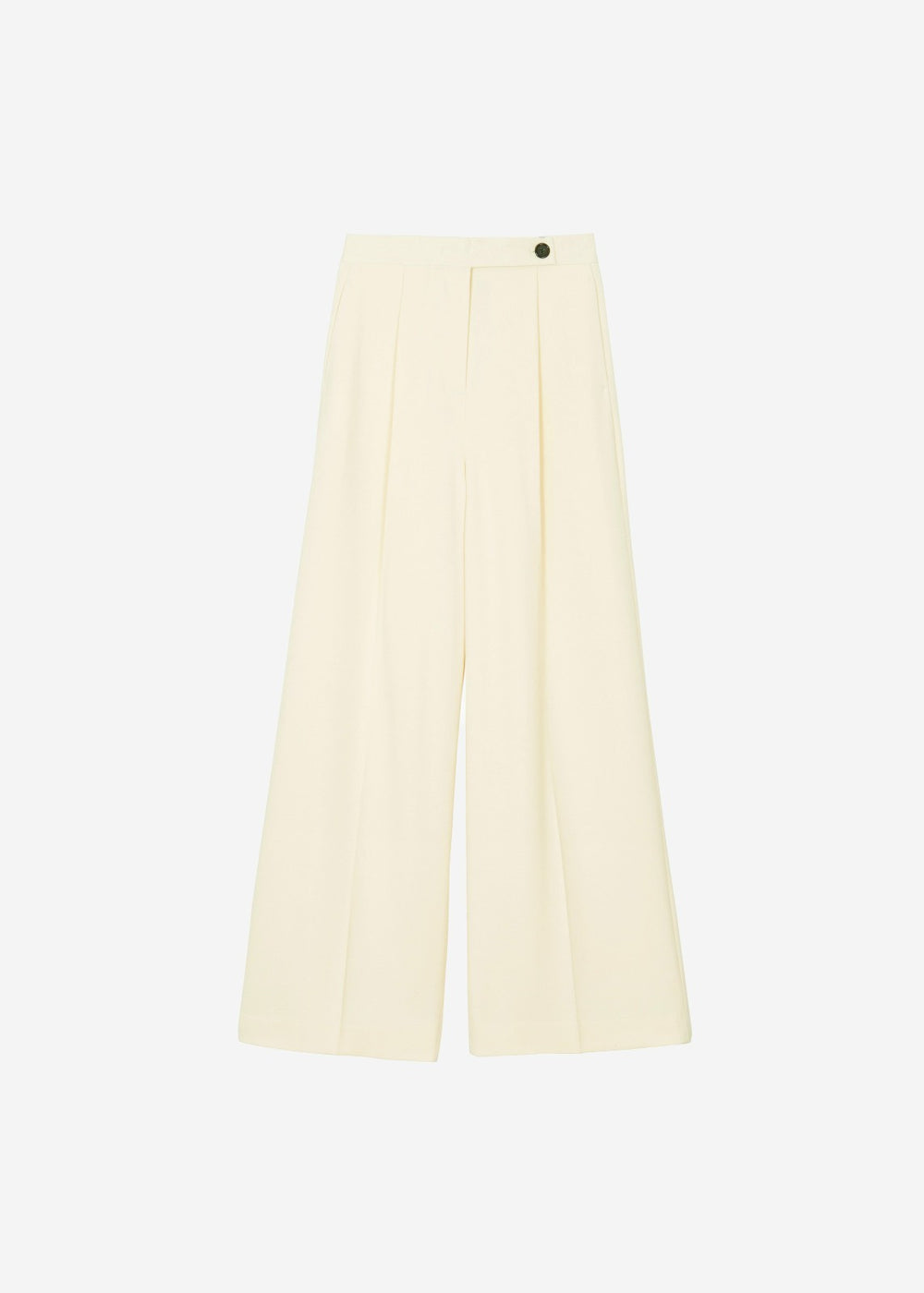 Kamila Wide Leg Trousers - Light Peach