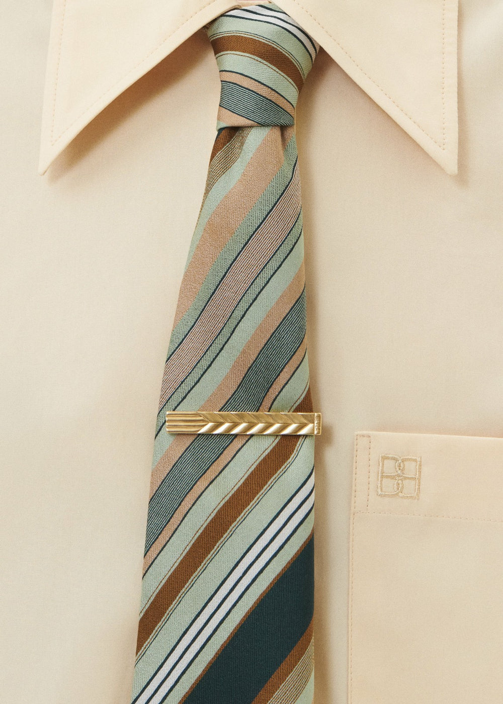 Bevza Tie Clip - Gold
