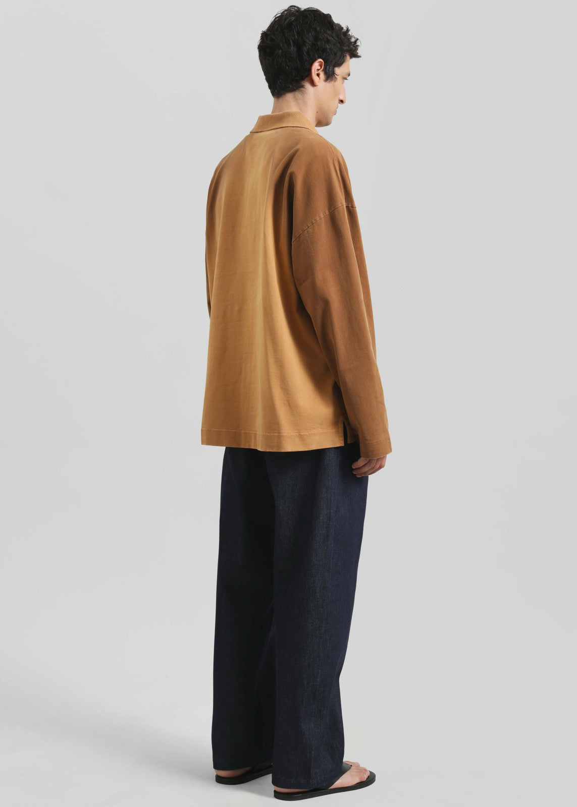JW Anderson Long Sleeve Rugby Polo - Tobacco