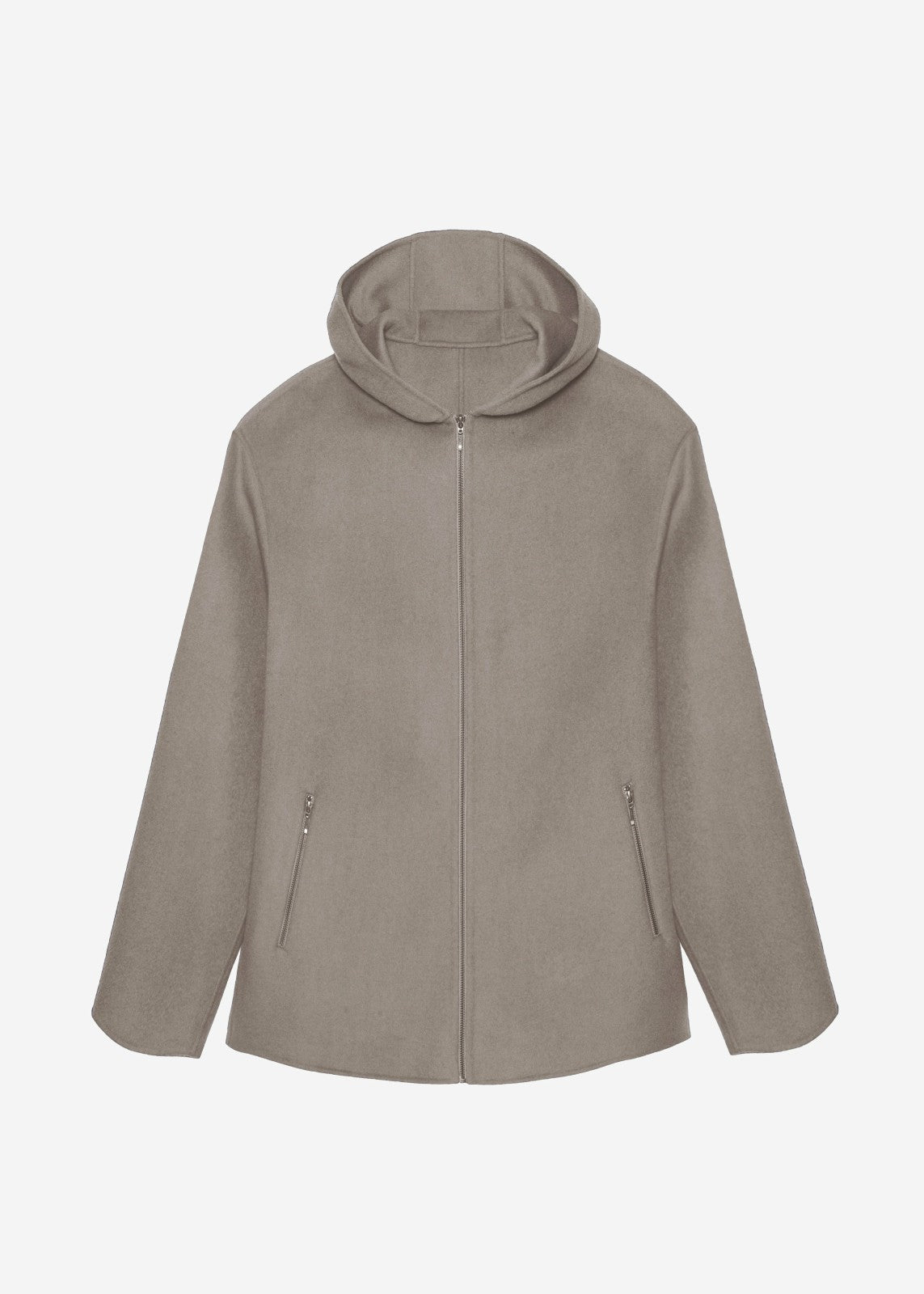 Rye Hooded Wool Jacket - Light Brown