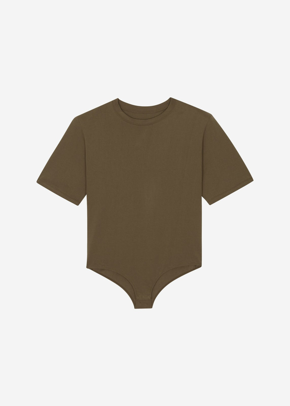 Meida Padded T-Shirt Bodysuit - Khaki