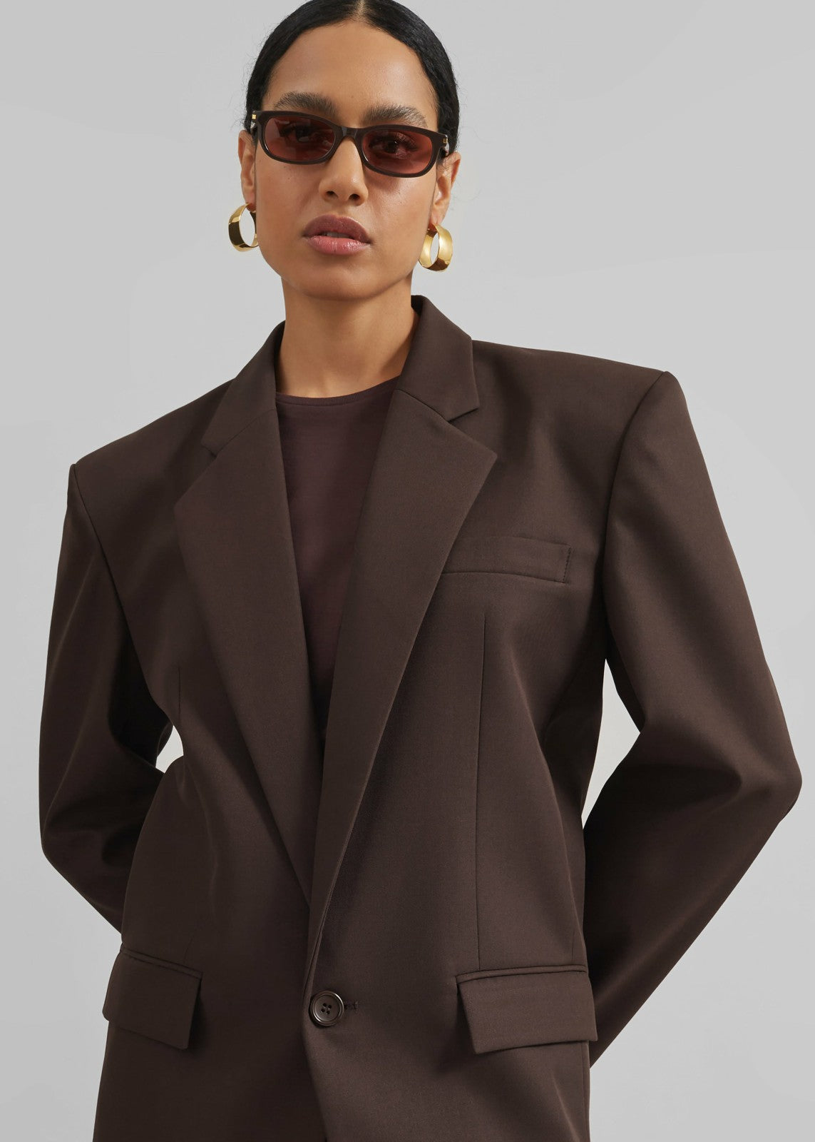 Jun Blazer - Brown