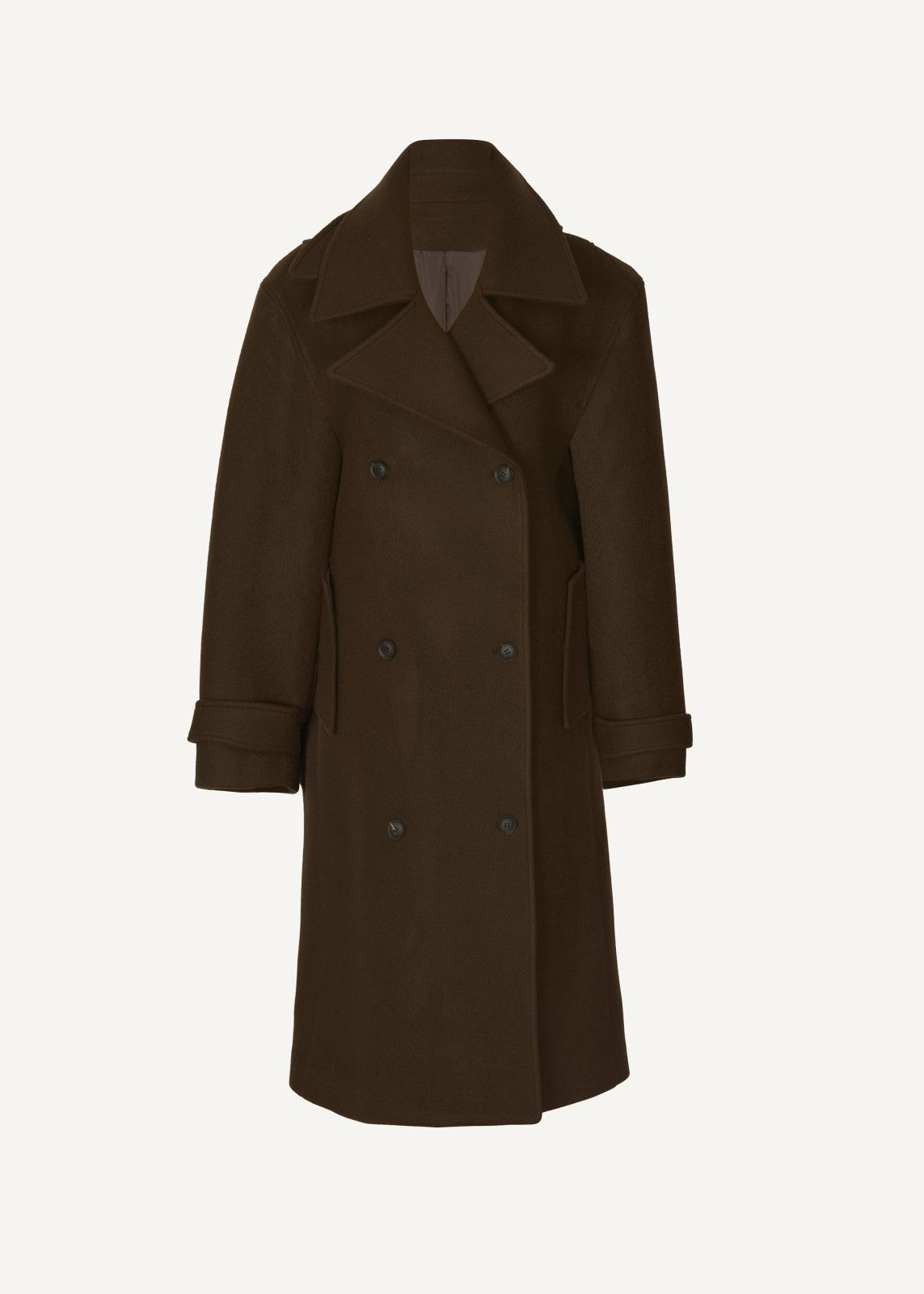 Calbourne Oversized Wool Coat - Brown