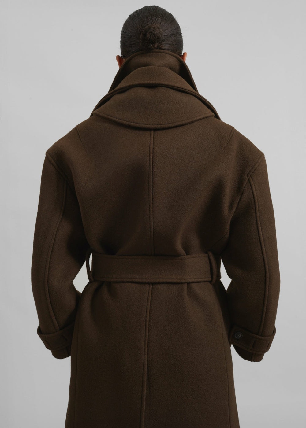 Calbourne Oversized Wool Coat - Brown