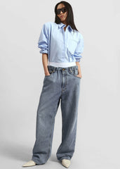 Darkpark Jane Elastic Waist Denim - San Fran Blue