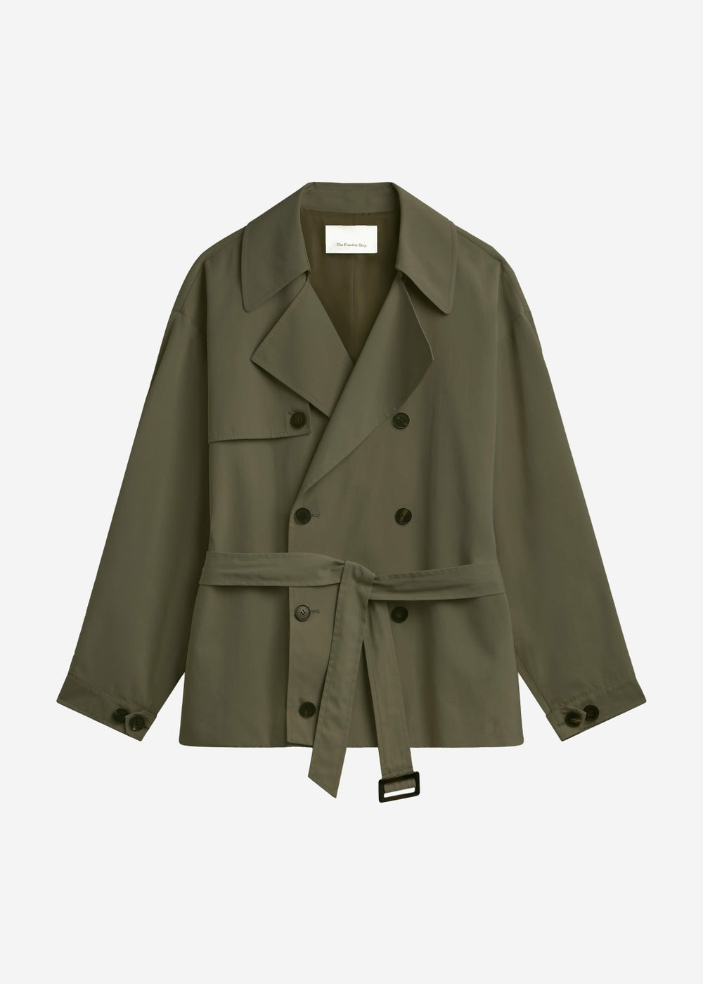 Mavis Oversized Short Trench - Khaki