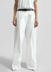 Ballia Pleated Pants - White