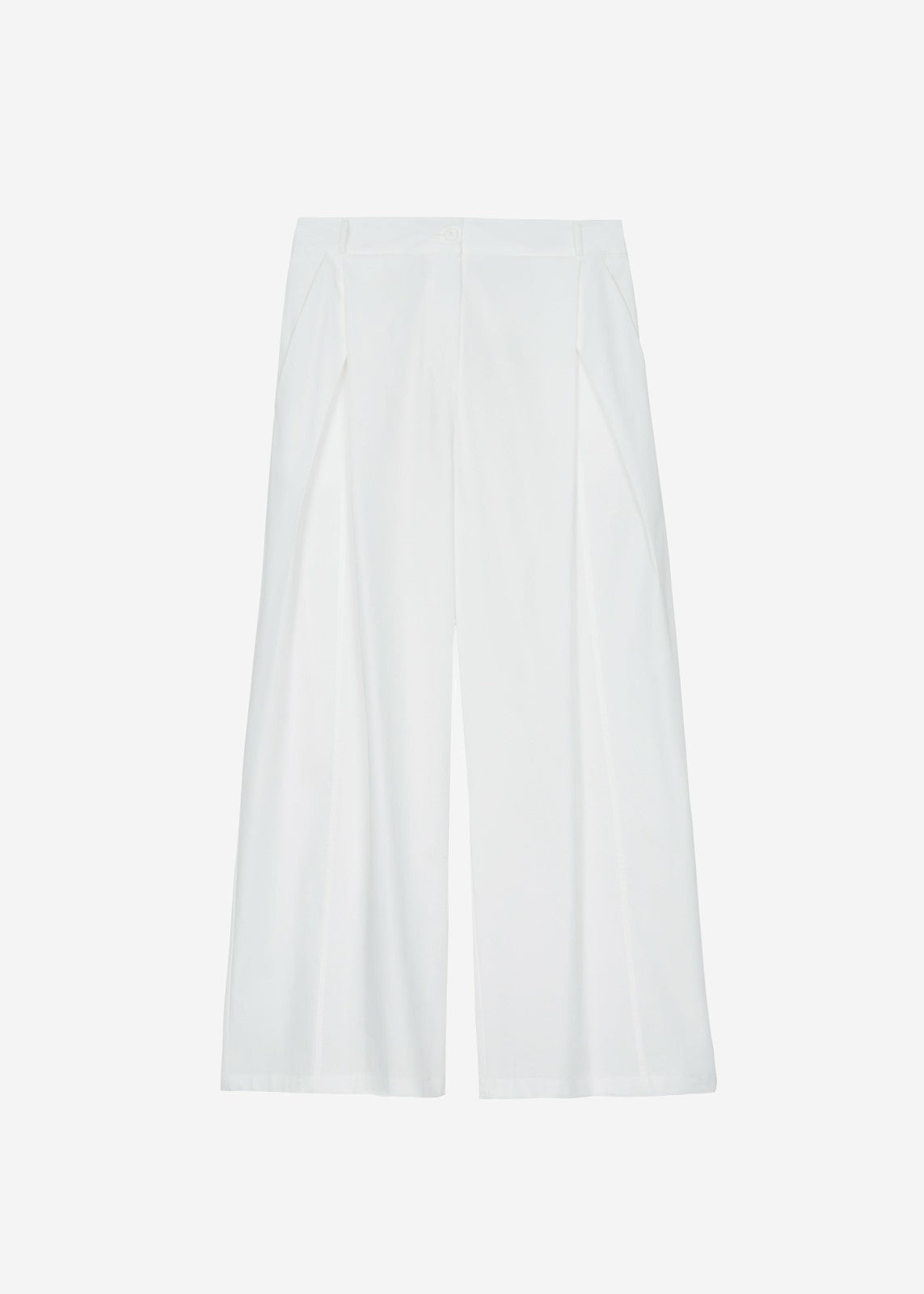 Ballia Pleated Pants - White