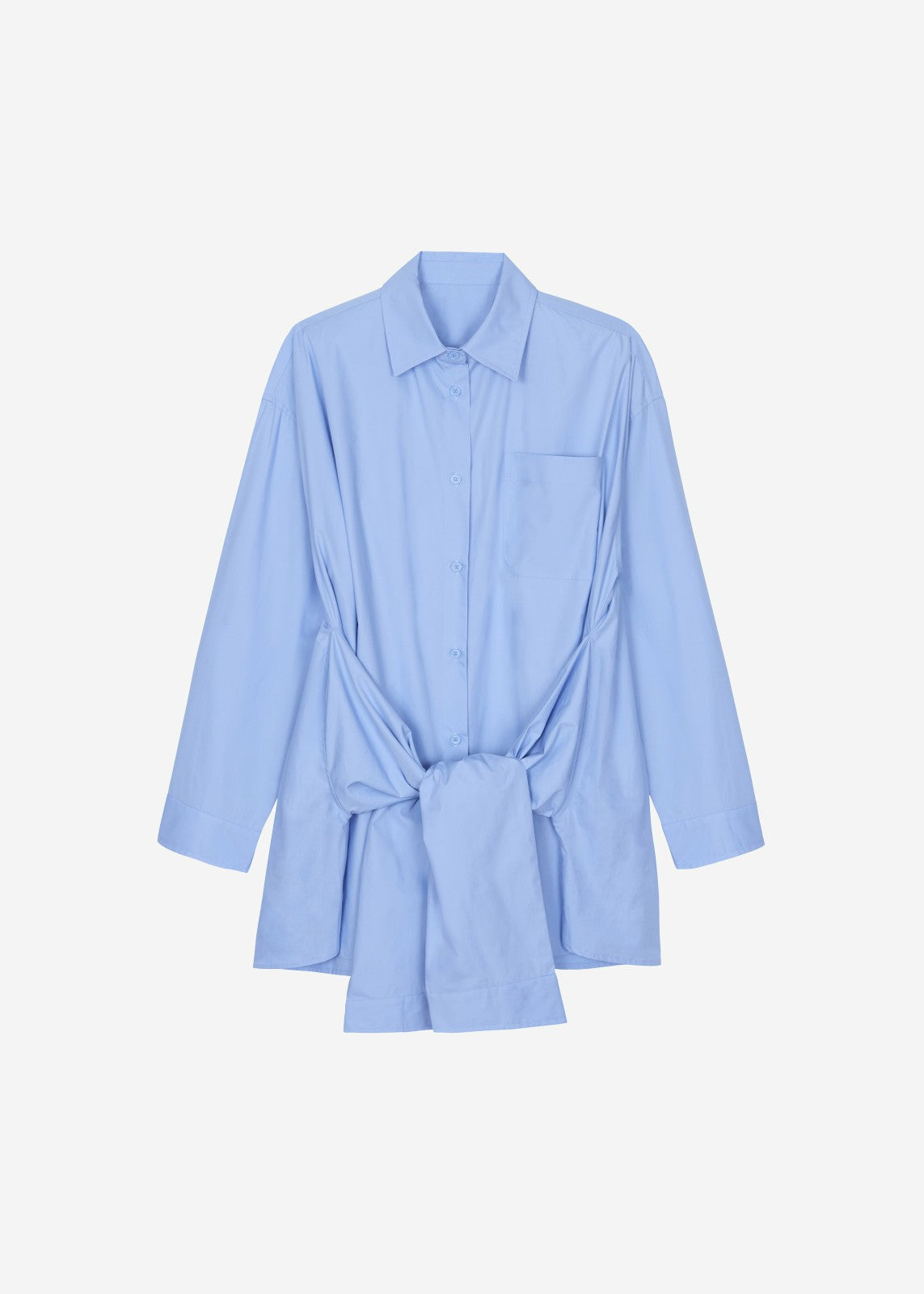 Birkholm Double Sleeve Tie Shirt - Blue