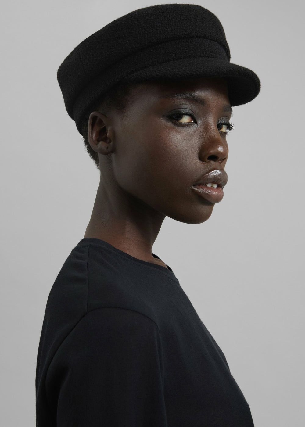 Corbet Newsboy Cap - Black