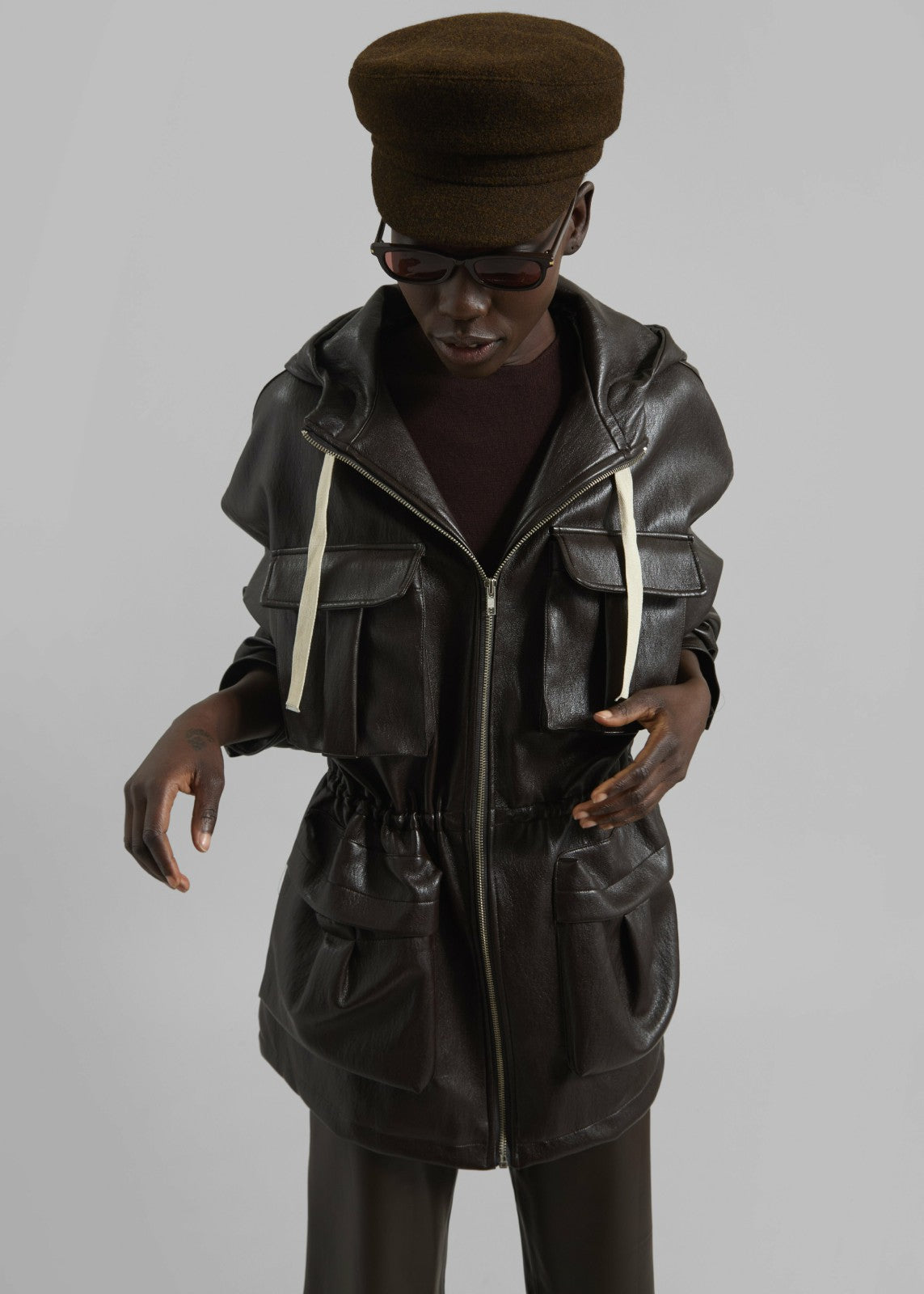 Corbet Newsboy Cap - Brown